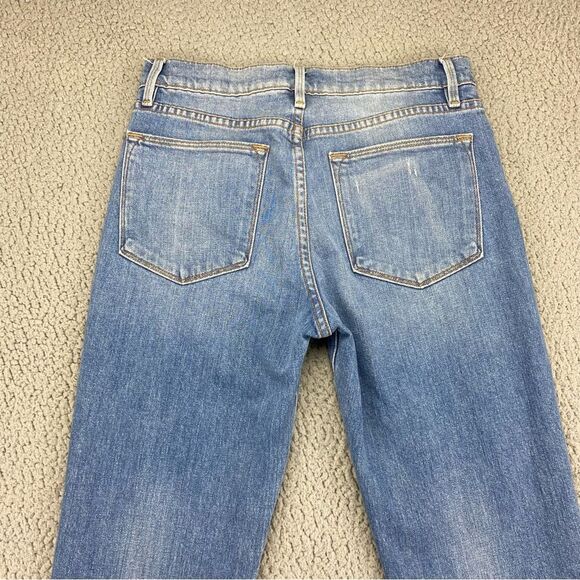 Frame Denim Le High Straight-Leg Cropped Jeans  |  Size:  26 - Picture 4 of 13